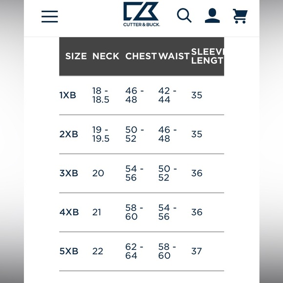 4XB Big Cutter & Buck Light Blue Button Down Dress Shirt - Picture 13 of 13